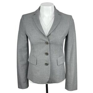 UNITED COLORS OF BENETTON 3 Button Blazer Sz XXS Gray